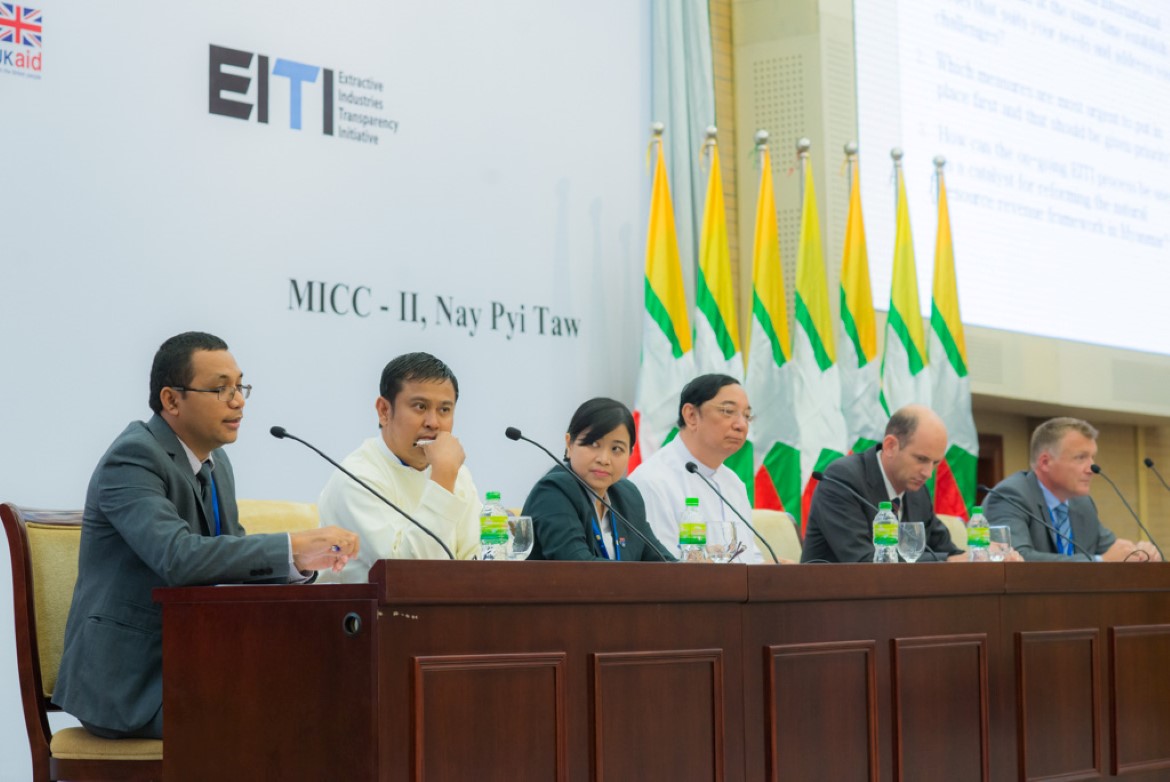 Panel on Natural Resource Funds at the MEITI conference in Myanmar in 2014