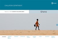 Forside for rapporten Country Evaluation Brief for Ghana