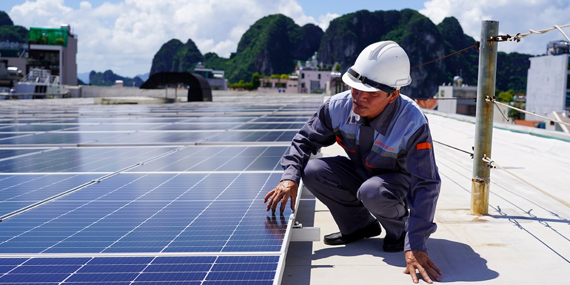 Solcelleanlegg i Vietnam
